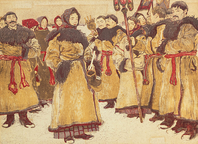 Jordan I (Święto Jordanu) - z teki Lamus, Lwów, 1912 r.