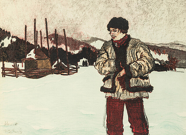 Hucuł - z teki Lamus, Lwów, 1912 r.