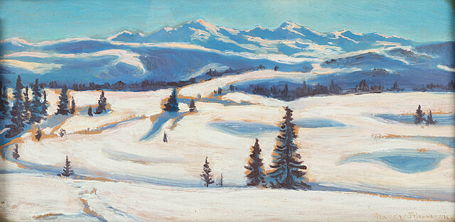 Zimowy pejzaż tatrzański