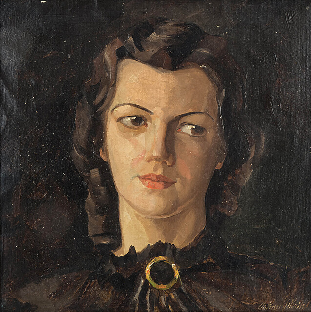 Portret kobiety w stylu art déco, ok. 1930 r.