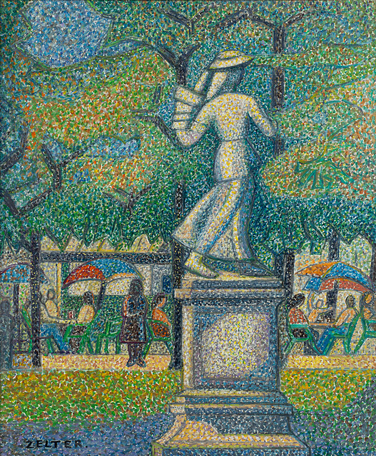 Niedziela w Ogrodzie Luksemburskim, ok. 1960 r.