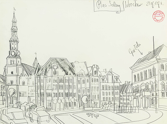 Wrocław - Plac solny, 1978 r.