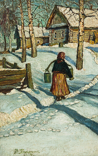 Powrót niosącej wodę, 1920 r.