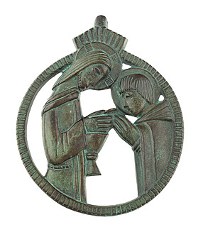 Medal - Sakrament Komunii Świętej, poł. XX w.