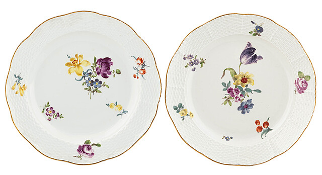 Para talerzy, Miśnia, poł. XVIII w.