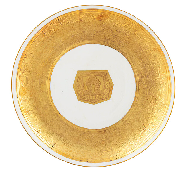 Talerz pamiątkowy, ZPS Karolina, Jaworzyna Śląska / Wałbrzych, poł. XX w.