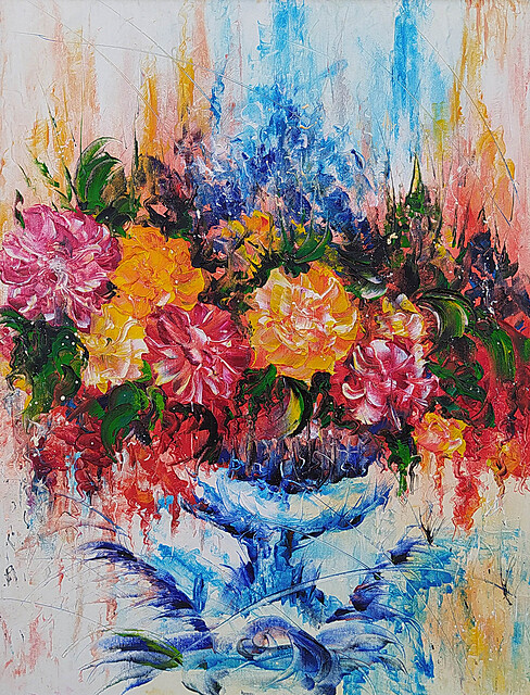 Abstrakcyjne kwiaty, 2016