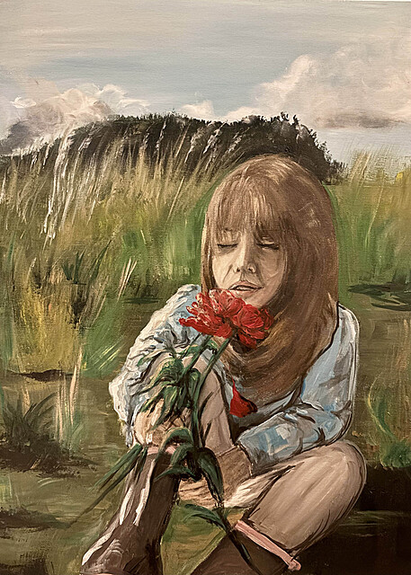 Dziewczynka z kwiatem