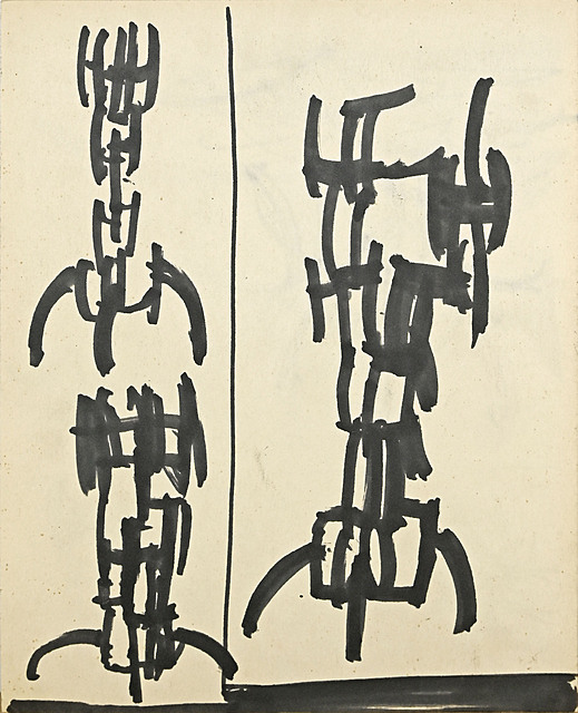 bez tytułu (rysunek dwustronny), 1966