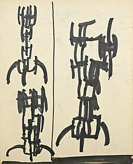 bez tytułu (rysunek dwustronny), 1966