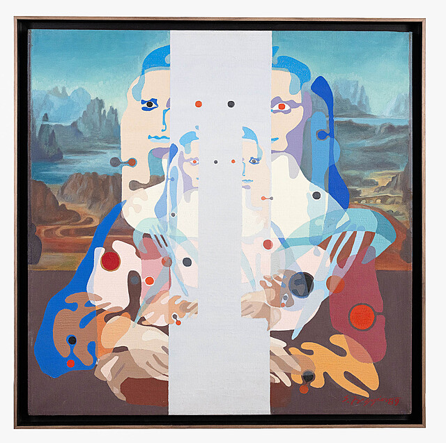 Z CYKLU: SYMULTANIZM FORMY, RÓŻNE OBLICZA MONY LIZY, 1989