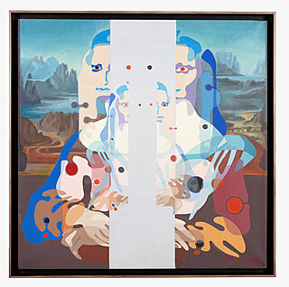 Z CYKLU: SYMULTANIZM FORMY, RÓŻNE OBLICZA MONY LIZY, 1989