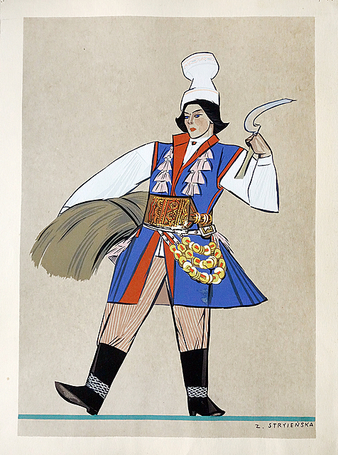 STRÓJ LUDOWY Z REGIONU KRAKOWSKIEGO, 1939