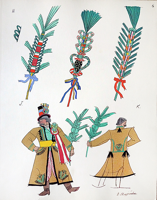 ŚLUBNY STRÓJ KRAKOWSKI I RÓŻDŻKI WESELNE, 1939