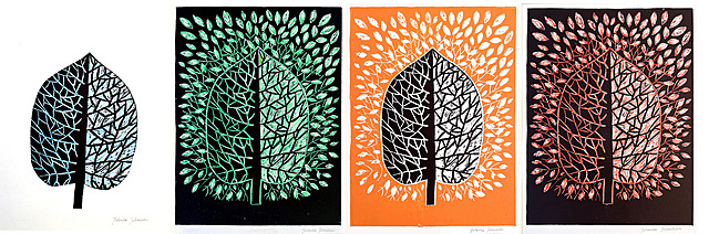 Pory roku: Zima, Wiosna, Lato, Jesień (zestaw 4 prac), 2010