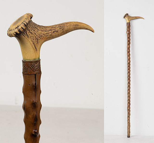 Unikalna laska spacerowa, ok. 1900 r.