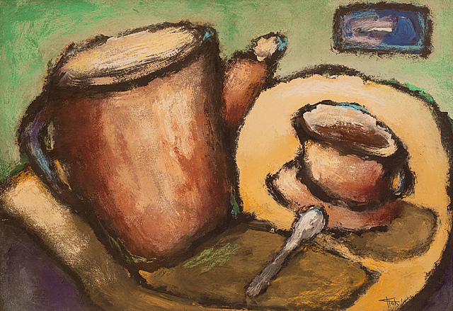 Martwa natura z kawą, 1996 r.