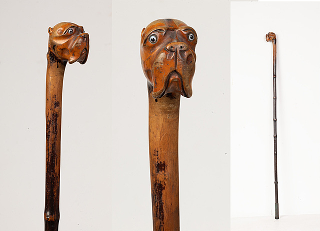 Ekskluzywna laska atrybucyjna,spacerowa, ok. 1880 r.