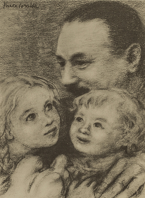 Bolesław Bierut i dzieci, 1952 r.