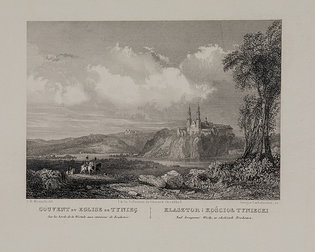 Klasztor i kościół Tyniecki, ok.1835 r.