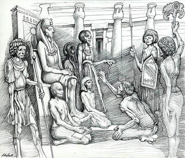 Józef przed Faraonem, 1988