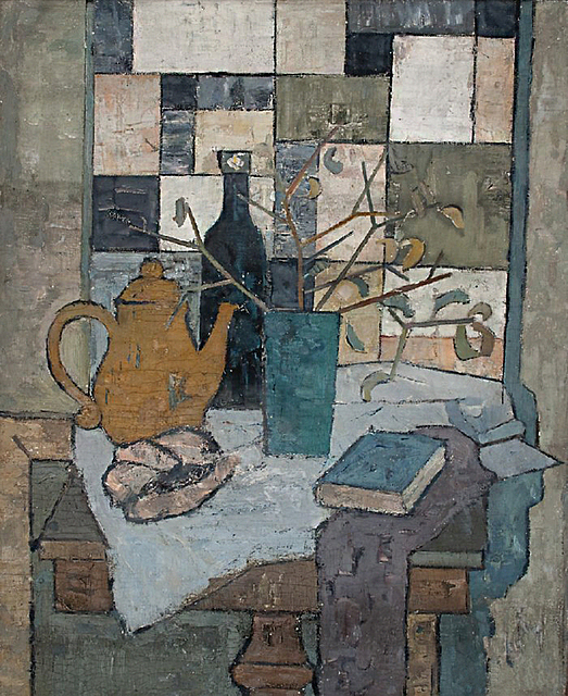 Martwa natura z dzbankiem, lata 60. XX w.