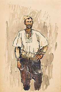 Portret mężczyzny w stroju orientalnym