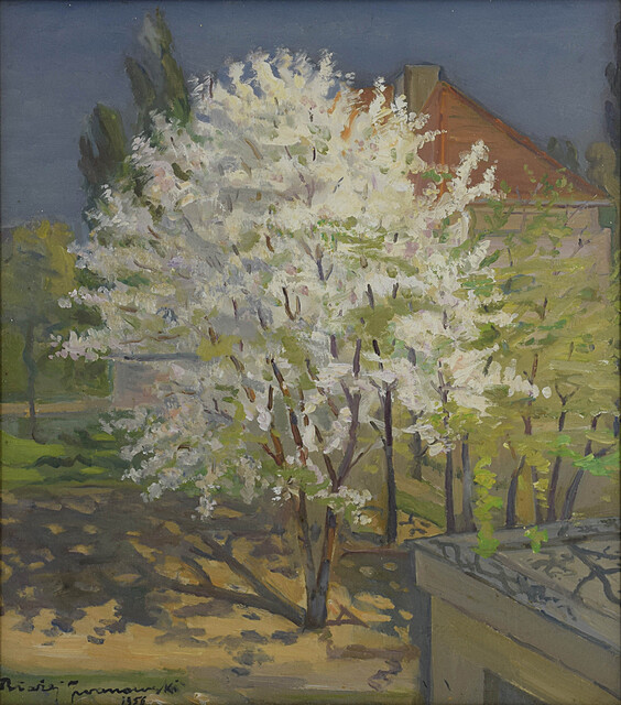 Kwitnące drzewo, 1956