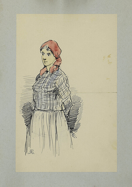 Portret wiejskiej kobiety