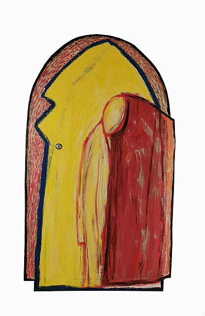 Dialog IX, z cyklu: „Okrycia”, 2008