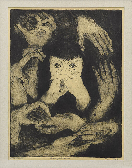 Zamyślona, 1951