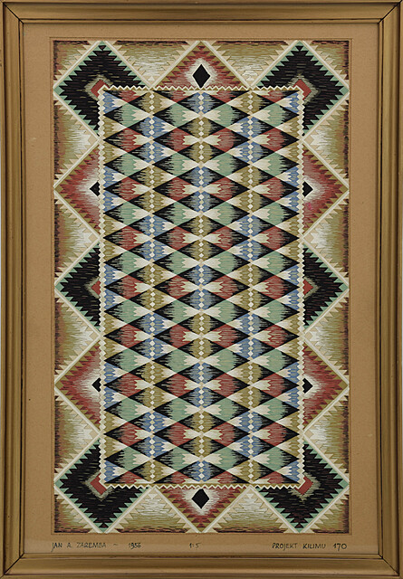 Projekt kilimu - Godło Ścieżki, 1956