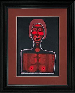 Akt czerwony, ed. 15/25, 1997