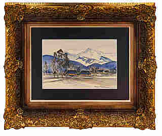 Domy u podnóża gór