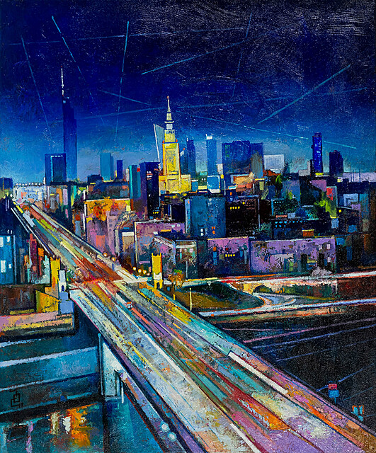 Warsaw at night, 2026