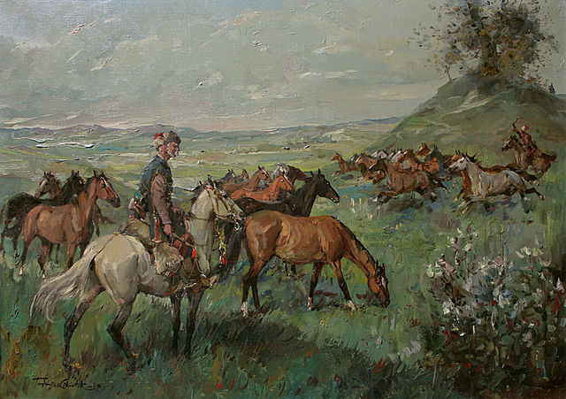 Wypas koni, 1976