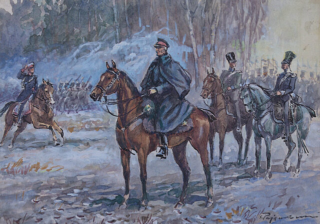 Oddział pułku ułanów Królestwa Polskiego
