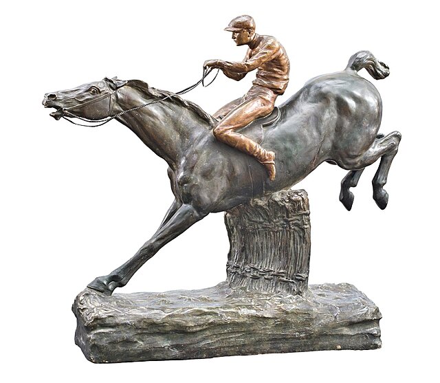 Figura „Skok przez przeszkodę” (Goldscheider, ok.1900) 