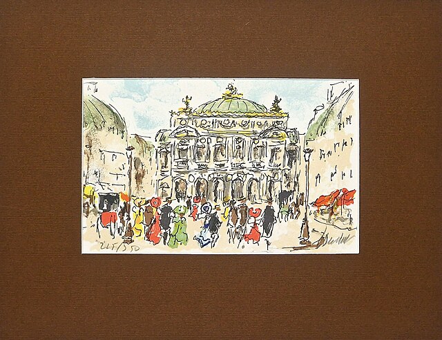 Paryż, Plac de la Opera, 1977