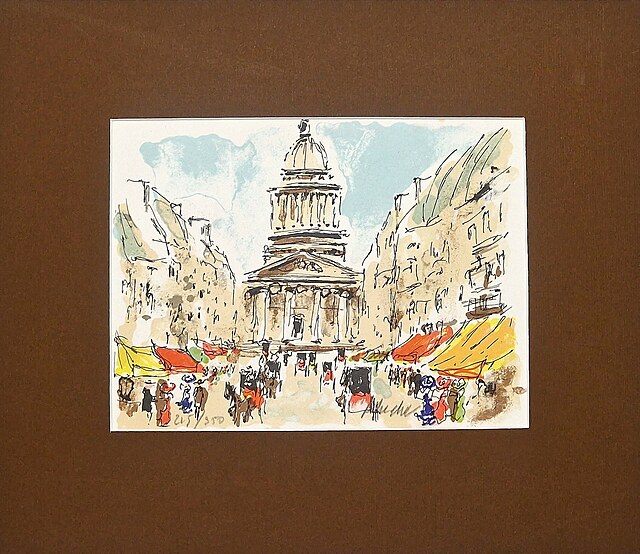 Paryż, Plac du Pantheon, 1977