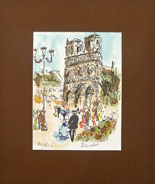 Paryż, Notre Dame, 1977
