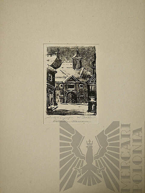 Warszawa - ul. Kanonia, 1956