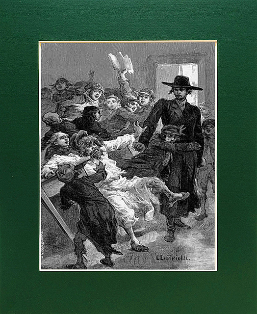 Meir broni Lejbela od mełameda z Meir Ezofowicz, drzeworyt 1878