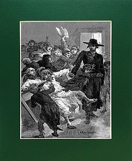 Meir broni Lejbela od mełameda z Meir Ezofowicz, drzeworyt 1878
