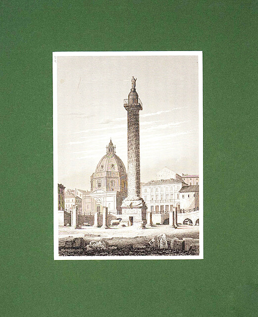 Kolumna Trajana w Rzymie, 1856