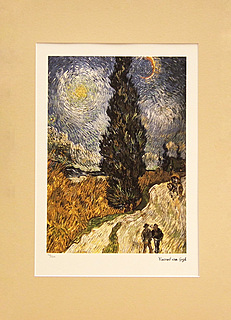 Droga z cyprysem i gwiazdą,1890