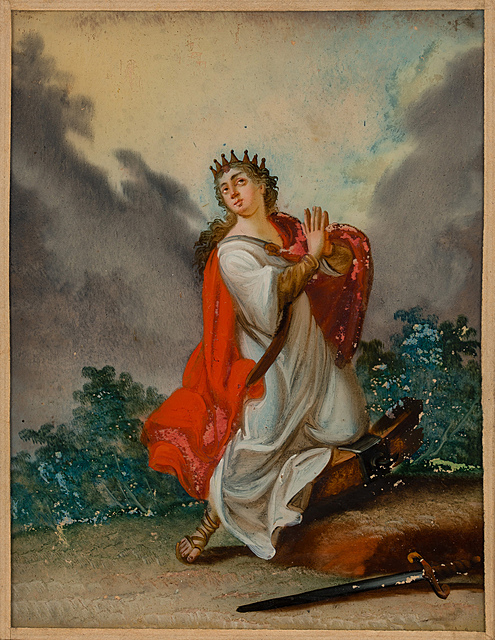 "Święta Katarzyna Aleksandryjska", XIX wiek