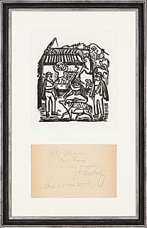 "Misterium" z dedykacją autora, 1924-1925