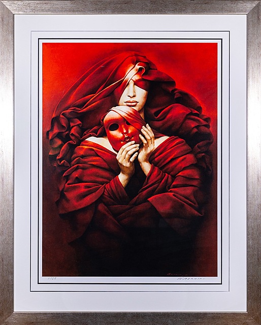Lady in red