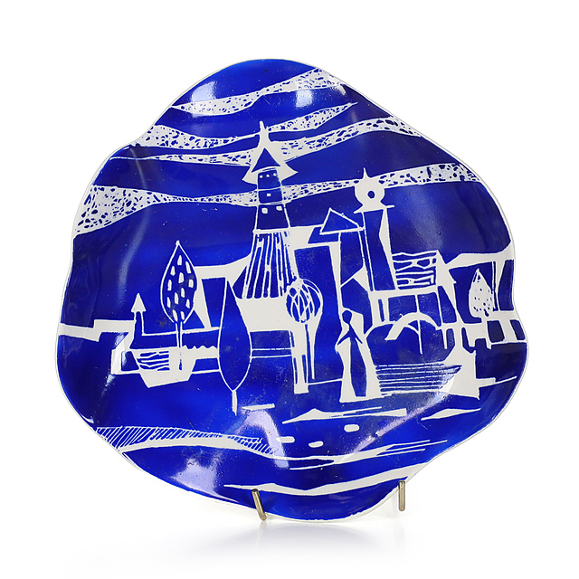 Talerz dekoracyjny, Wytwórnia Wyrobów Ceramicznych „Steatyt”